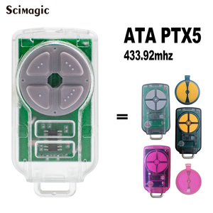 Télécommande de porte de <span class=keywords><strong>garage</strong></span> ATA PTX5 <span class=keywords><strong>V2</strong></span> PTX2, 433,92 MHz, code roulant, 4 boutons, ouvre-porte sans fil, émetteur de volet roulant - Product Image 1