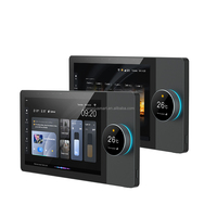 Amplificador de Audio para el hogar inteligente de 8 pulgadas, IPS, Android, Control inteligente, Tuya Zigbee, montaje en pared eléctrico, Fondo de cine en casa