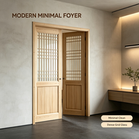 Porte intérieure rustique en pin massif, porte en bois brut pour la décoration intérieure de chambre de ferme