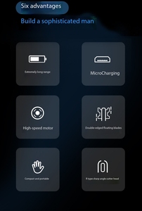 Tondeuse électrique pour le nez, les oreilles et les sourcils, rechargeable par USB, soin du visage pour hommes - Product Image 2