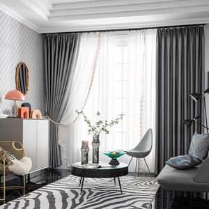 Оптовая Продажа Модные декоративные готовые толстые плотные шторы ткань - Product Image 5