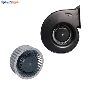 Impulsor de ventilador de plástico ABS de entrada única personalizado Impulsor de ventilador de succión curvado hacia adelante - Product Image 4