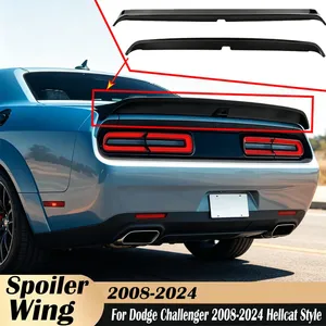 Aileron de voiture StarNav pour 2008-2024, style Hellcat, aileron de toit arrière, aileron de coffre, accessoires de tuning automobile - Product Image 2