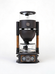Cafetière à filtre électrique rétro en acier inoxydable pour la maison, machine à café expresso automatique américaine, machine à thé expresso domestique - Product Image 1