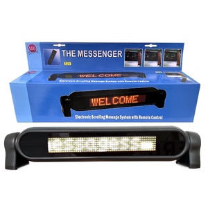 Lập trình văn bản trắng 7x50pixel 12V tin nhắn di chuyển di chuyển LED dấu hiệu xe hiển thị bảng taxi điện tử - Product Image 4