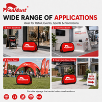 FEAMONT - Banner Publicitario Resistente, 250G, Poliéster, Doble Cara, para Exteriores, para Concesionarios de Marcas de Autos de Lujo, Exhibición de Pruebas de Conducción