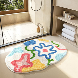 חדר אמבטיה מותאם אישית ללא להחליק שטיחים מחצלת מפעל גומי סיטונאי רצפת חדר אמבטיה - Product Image 3