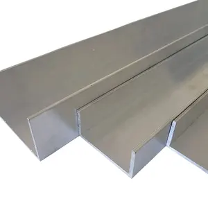Diskon besar balok u aluminium C Saluran U Harga saluran profil 10mm