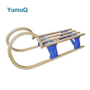 YumuQ מזחלת ניתן להיגוי חול חורף קצף עץ מזחלות שלג משחק Wagon מזחלות פלסטיק מזחלות רצועות