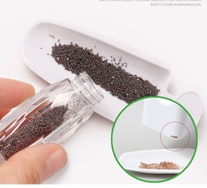Boîte de rangement professionnelle pour paillettes à ongles, double couche, pour paillettes brillantes, strass, conteneur pour manucure - Product Image 6
