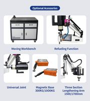 Machine à tarauder automatique à bras robotisé KZ-M10C 600W 1200RPM M3-M10, machine à tarauder et à percer