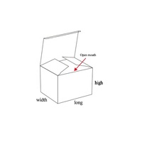 Boîte d'échantillons en carton de produit électronique blanc personnalisable avec logo d'entreprise de parfum imprimé vierge avec doublure en éponge