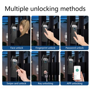 Khóa cửa thông minh điện tử kỹ thuật số hai bên chống nước, mở bằng vân tay kép Ttlock, khóa cửa chính điện tử, kiểm soát ra vào - Product Image 2