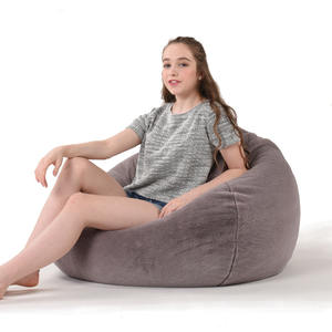 Luxury Living Room Bedroom Comfortable Faux Fur Beanbag Sofa Unfilled Cozy Bean Bag <strong>Chair</strong> Cover Modern <strong>Rest</strong> Sofa Copridivano XL - Product Image 1
