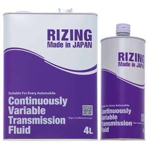 น้ำมันเกียร์อัตโนมัติ RIZING CVTF ในกระป๋องเหล็กขนาด 1 ลิตร และ 4 ลิตร น้ำมันหล่อลื่นคุณภาพสูงสำหรับรถยนต์ - Product Image 1