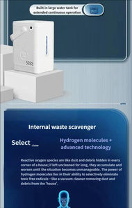 Appareil d'inhalation d'hydrogène électrique domestique, inhalateur portable en plastique à bulles d'eau hydrogénée, électrolyse de l'eau pure - Product Image 5