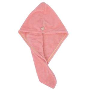 Jacquard Single-Layer Coral Fleece Shower Cap Quick-Drying <strong>Hair</strong> <strong>Wrapping</strong> <strong>Towel</strong> for Adults Long <strong>Hair</strong> Home Use Woven Technique - Product Image 6