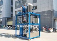 Machine à glace en tubes SINDEICE 10T/24H, économe en énergie, pour la production de glace en tubes transparents pour la restauration et les boissons