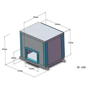 SDKT4D-300 ventilatore centrifugo da cucina per esterno