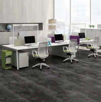 Cloison de bureau insonorisante avec panneau acoustique pour la réduction du bruit dans les postes de travail en open space