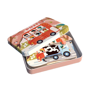 Rompecabezas de madera y hierro transfronterizo cinco en uno avanzado para niños de 0 a 24 meses, educativo, cognitivo, de emparejamiento, 50 piezas - Product Image 5