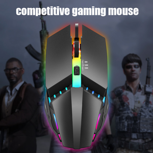 <span class=keywords><strong>Souris</strong></span> <span class=keywords><strong>de</strong></span> jeu silencieuse filaire, rétroéclairée, ergonomique, optique USB, RGB, faible <span class=keywords><strong>bruit</strong></span>, pour PC, ordinateur portable, gamer, bureau - Product Image 3
