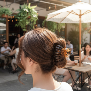 Elegante di lusso stampato in raso coda di cavallo titolari di tendenza moda accessori per capelli per le donne e le ragazze vendita calda all'ingrosso - Product Image 2