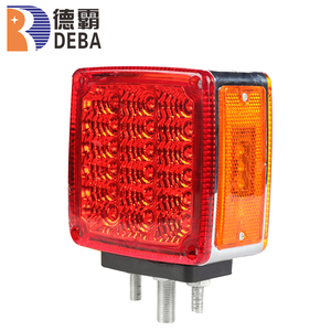 DEBA Đèn LED 24V 12V 39 Bán Chạy Đèn Bệ Hai Mặt Cho Xe Moóc Xe Tải Đèn Báo Bên Vuông Kèm Đèn Báo Rẽ - Product Image 2