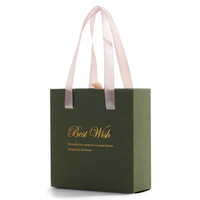 Tiroirs en papier personnalisés, emballage de bijoux de luxe, boîte cadeau en papier à glissière mignonne avec poignée pour boîte à bijoux de collier