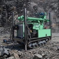 Foreuse pneumatique JTQZ-160 pour puits d'eau, capacité de forage de 160 m, structure robuste, longue durée de vie, équipement de forage de puits d'eau rurale