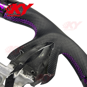 Volant sport en fibre de carbone forgée avec LED personnalisées pour Infiniti 2013-2017 Q50 Q50S QX50 Q50L Q60 Q60S Accessoires de voiture - Product Image 3