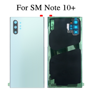 <span class=keywords><strong>Coque</strong></span> arrière pour <span class=keywords><strong>Samsung</strong></span> <span class=keywords><strong>Note</strong></span> <span class=keywords><strong>10</strong></span> <span class=keywords><strong>Plus</strong></span> OEM, couvercle de batterie incurvé avec objectif d'appareil photo + ruban adhésif, boîtier arrière de remplacement pour téléphone - Product Image 1