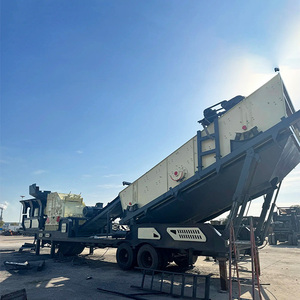 Concasseur mobile à percussion pour granit de marque chinoise de premier plan, 250 tonnes par heure, avec crible vibrant - Product Image 2