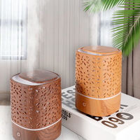Diffuseur d'arômes à grain de bois, humidificateur ultrasonique monté sur voiture, distributeur automatique de parfum USB