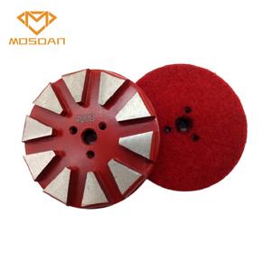 4 polegadas gancho e laço V-elcro Metal Bond Grinding Disc com 10 Segmento - Product Image 2