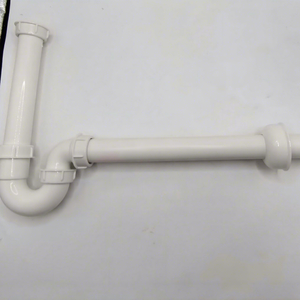 <span class=keywords><strong>Sifone</strong></span> a Bottiglia Moderno Bianco in Plastica per Lavello Cucina Bagno, Scarico a Pressione Pop-up, Connessione SS-0001 40mm, Marca JiuRui - Product Image 1