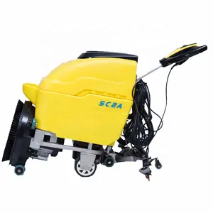 SC2A 175rpm single brush industrial compact floor washing scrubbers for office hotel gym factory workshop school supermarket