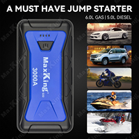 Démarreur de voiture 25800mah avec pince intelligente DC Cigarrate Socket 10.0L Essence et 10.0L Diesel