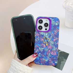 เคสโทรศัพท์มือถือ IMD TPU สำหรับ <span class=keywords><strong>iPhone</strong></span> 15 Pro ลายหัวใจสีทอง 5 สี กลิตเตอร์ ป้องกันเต็มรูปแบบ - Product Image 4
