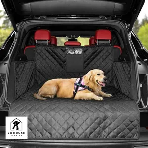 Köpek araba klozet kapağı bagaj çantası taşıyıcı Mat Pad köpek araba klozet kapağı hamak köpek araba gövde koruma