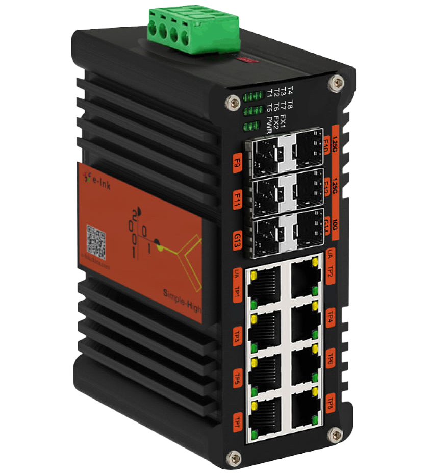 Industrial L2+ 8-Port 10/100/1000T + 4-Port 1G SFP + 2-Port 10G SFP+ Managed Ethernet Switch