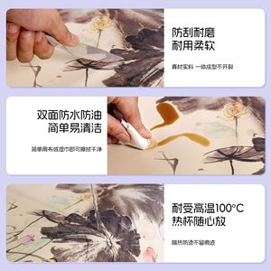 Tapetes de Cuero Personalizados con Impresión, Posavasos de PVC Absorbentes y Aislantes del Calor para Café, Té, Cocina y Comedor - Product Image 2