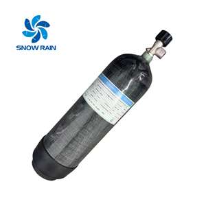 Tanque de Cilindro de Fibra de Carbono TPED 300Bar 9L 12L, Botella Pcp de 6.8L, Cilindro de Alta Presión para Tanque de Aire Pcp de Carbono - Product Image 1