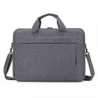 Promotion d'échantillons gratuits : mallette de conférence pour ordinateur portable en polyester noir de haute qualité et bon marché
