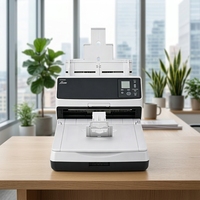 Escáner Industrial de Archivos R_ICOH Fi-8290, Doble Alimentador Automático de Documentos (ADF), Escaneo de 13000 Hojas Diarias, Escaneo de Pasaportes, Tarjetas de Identificación, Documentos, USB