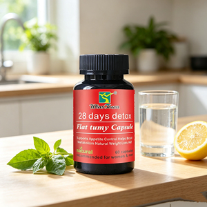 Capsules WinsTown 28 jours de désintoxication pour un ventre plat pour femmes, fournissent énergie, contrôle de l'appétit et soutien du métabolisme. - Product Image 3