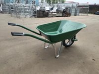 WB6400 Carretilla de metal todoterreno para jardín Granja Construcción Versátil Brouette De Chantier Dolly Cart