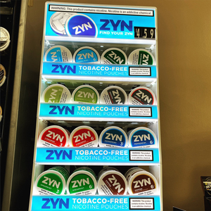 Ray Yi Bán Buôn Tùy Chỉnh <span class=keywords><strong>POS</strong></span> 5 Lớp Bàn LED <span class=keywords><strong>Acrylic</strong></span> Snus Hiển Thị Plexi Tròn Nicotin Túi Snuff Hiển Thị Giá - Product Image 3