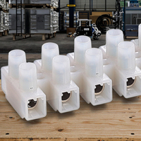 Bornes de connexion KREALUX BELEKS 1 à 12 voies, coupables, en nylon PA66 et laiton, pour câbles de 4 à 10 mm, 57 A, multi-voies, pour usage automobile