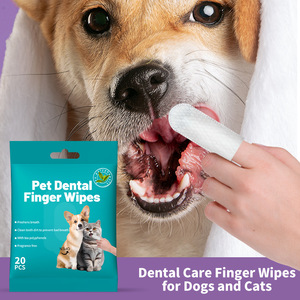 Toallitas Dentales Desechables para <span class=keywords><strong>Perros</strong></span> y Gatos, Cuidado <span class=keywords><strong>Bucal</strong></span>, Refrescante del Aliento, Eliminador <span class=keywords><strong>de</strong></span> Placa, Fundas para Dedos con Diseño <span class=keywords><strong>de</strong></span> Perlas Suaves - Product Image 1